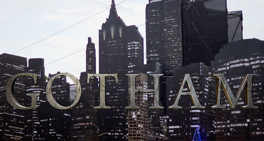 "Gotham City backdrop for Gotham TV series" by vagueonthehow - flickr.com https://www.flickr.com/photos/vagueonthehow/15040490661/. Licensed under Creative Commons Attribution 2.0 via Wikimedia Commons - http://commons.wikimedia.org/wiki/