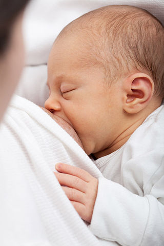 Photo from Google Images  A mother holds her child while the baby breastfeeds.