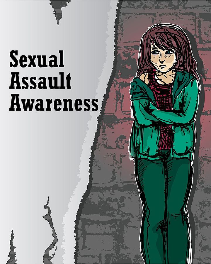 Image by Karen Hancock: "Sexual assault awareness"