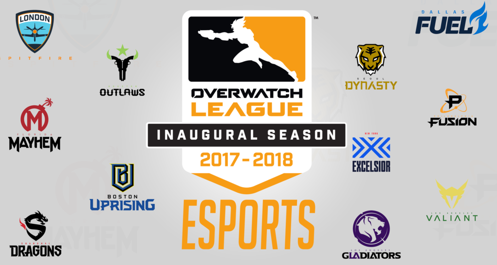 Overwatch League 2017-2018 Inaugural Season Banner. Graphic by Shelby Clayton