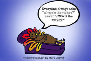turkey feelings cartoon