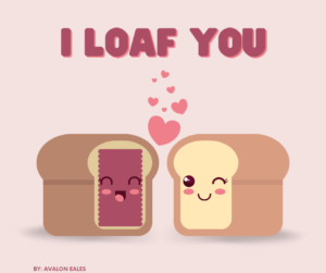 i loaf you vday card