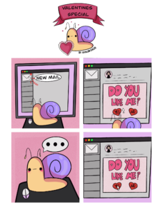 college snail valentines