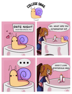 college snail date night