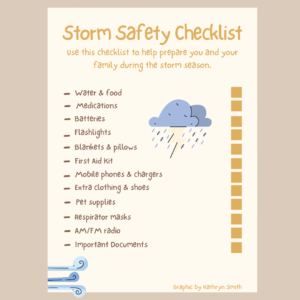 storm safety checklist