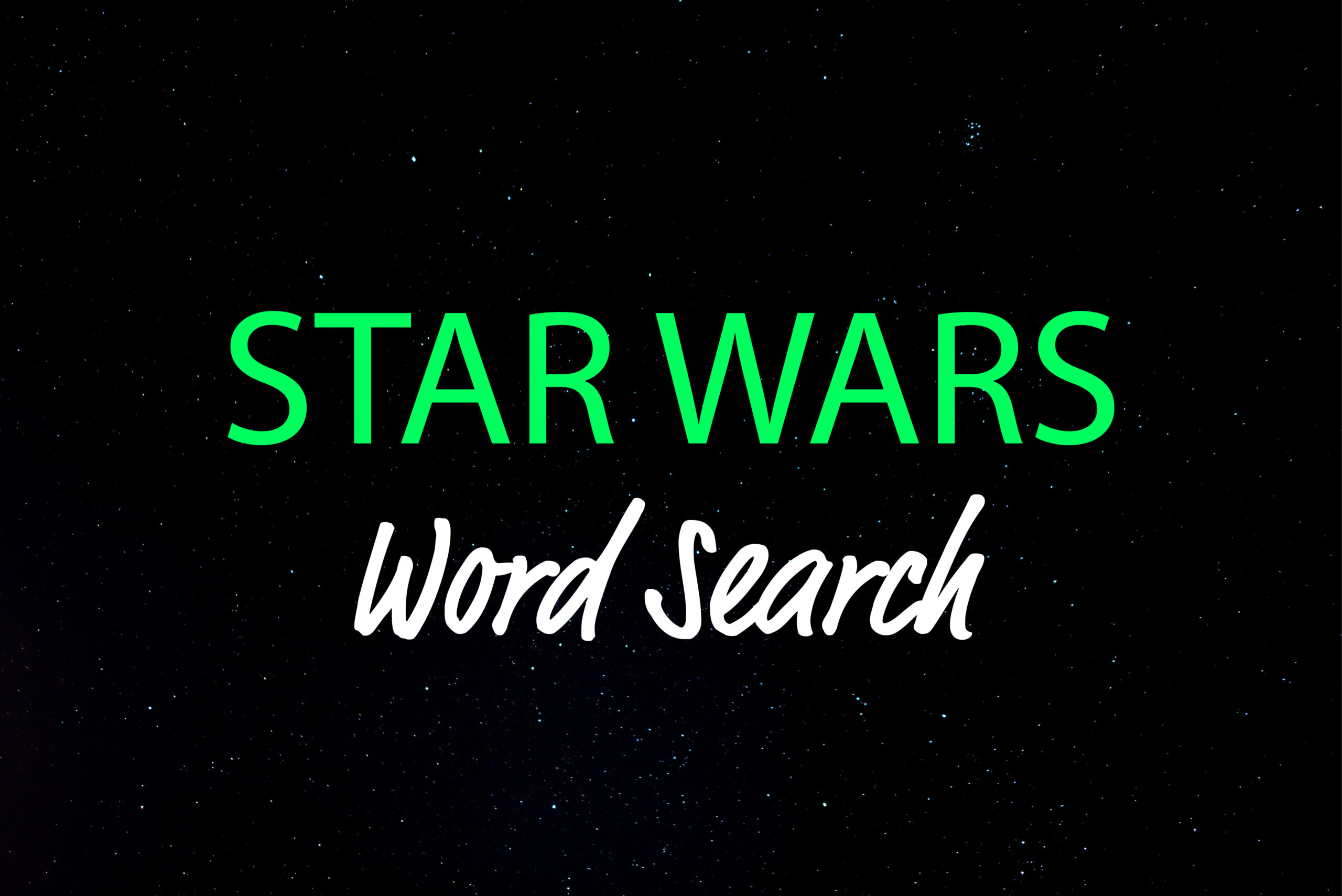 star wars word search