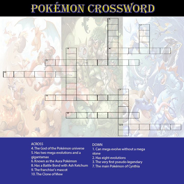 Pokémon Crossword