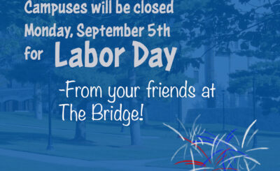 labor day closure graphic