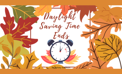 Daylight Saving Time Ends Graphic
