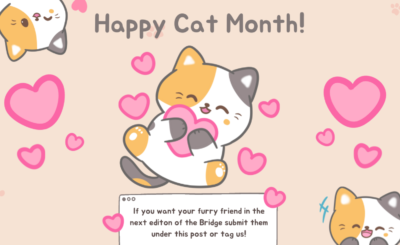 Happy Cat Month Graphic