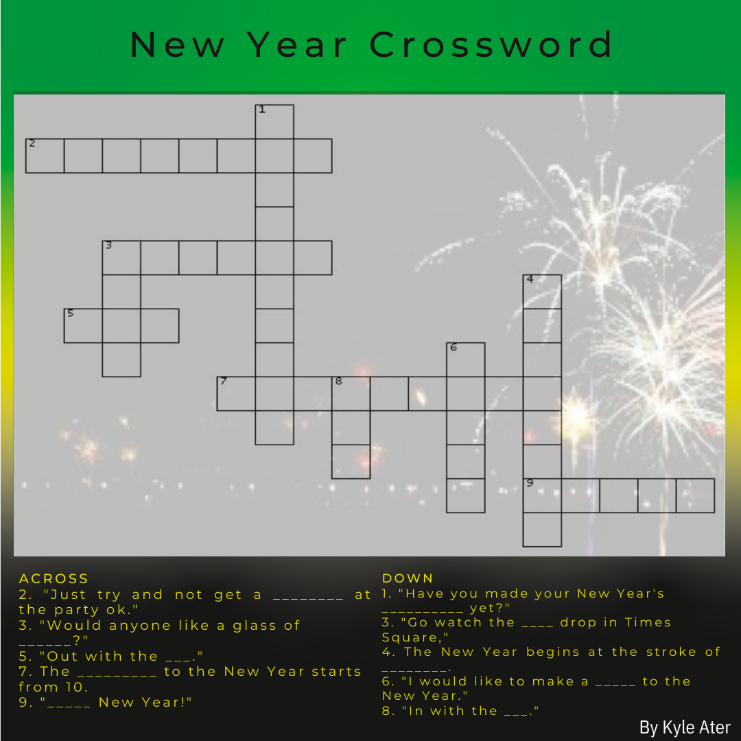 New Year Cross Word