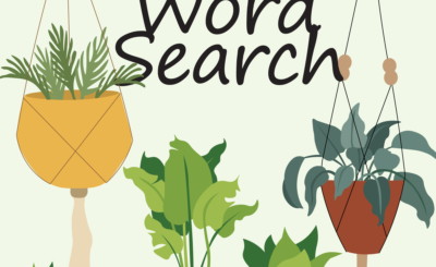 Plant word search cover graphic