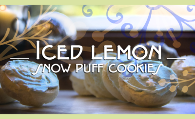 Iced Lemon Snow Puff Cookies Cover