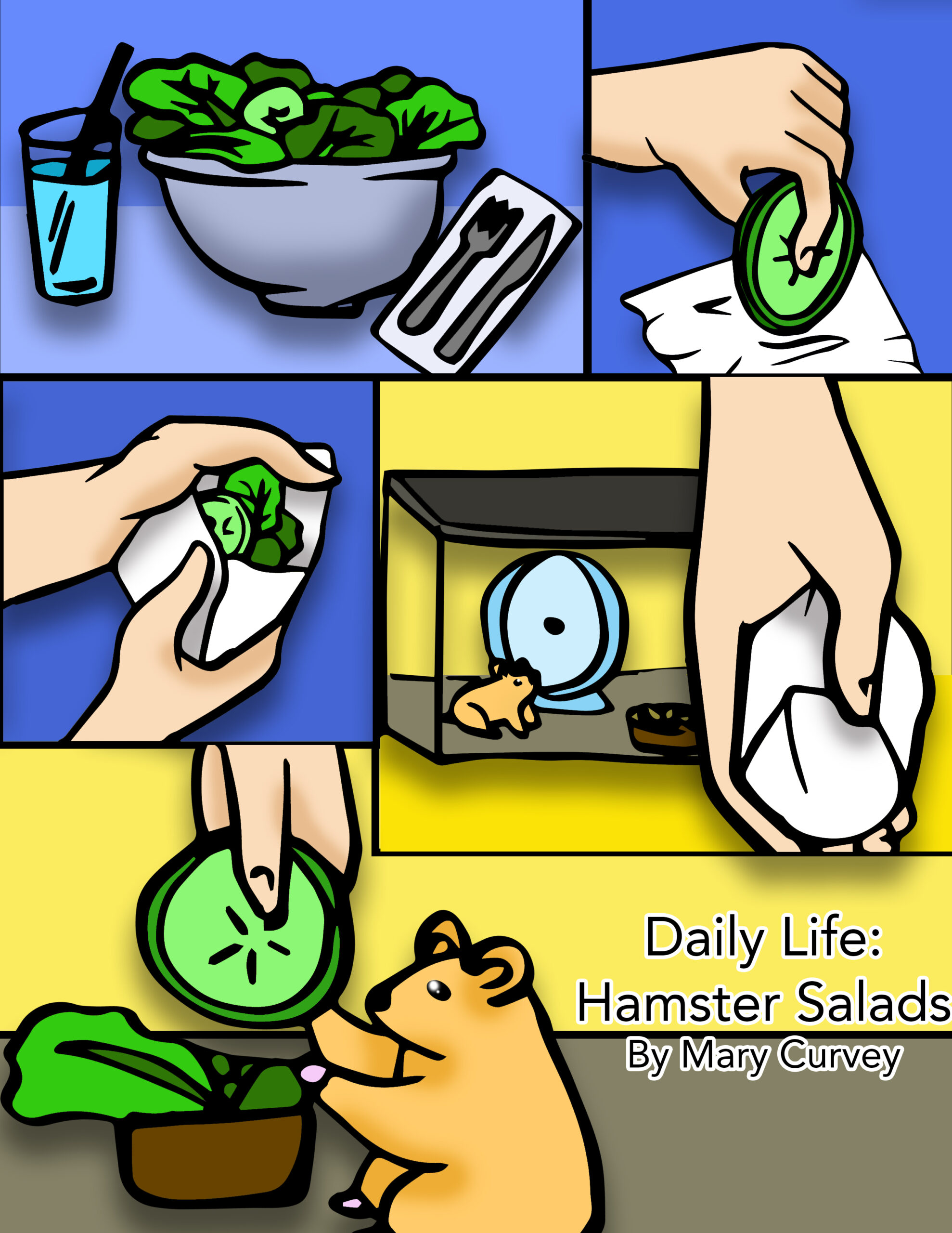 daily life- hamster salads mary curvey