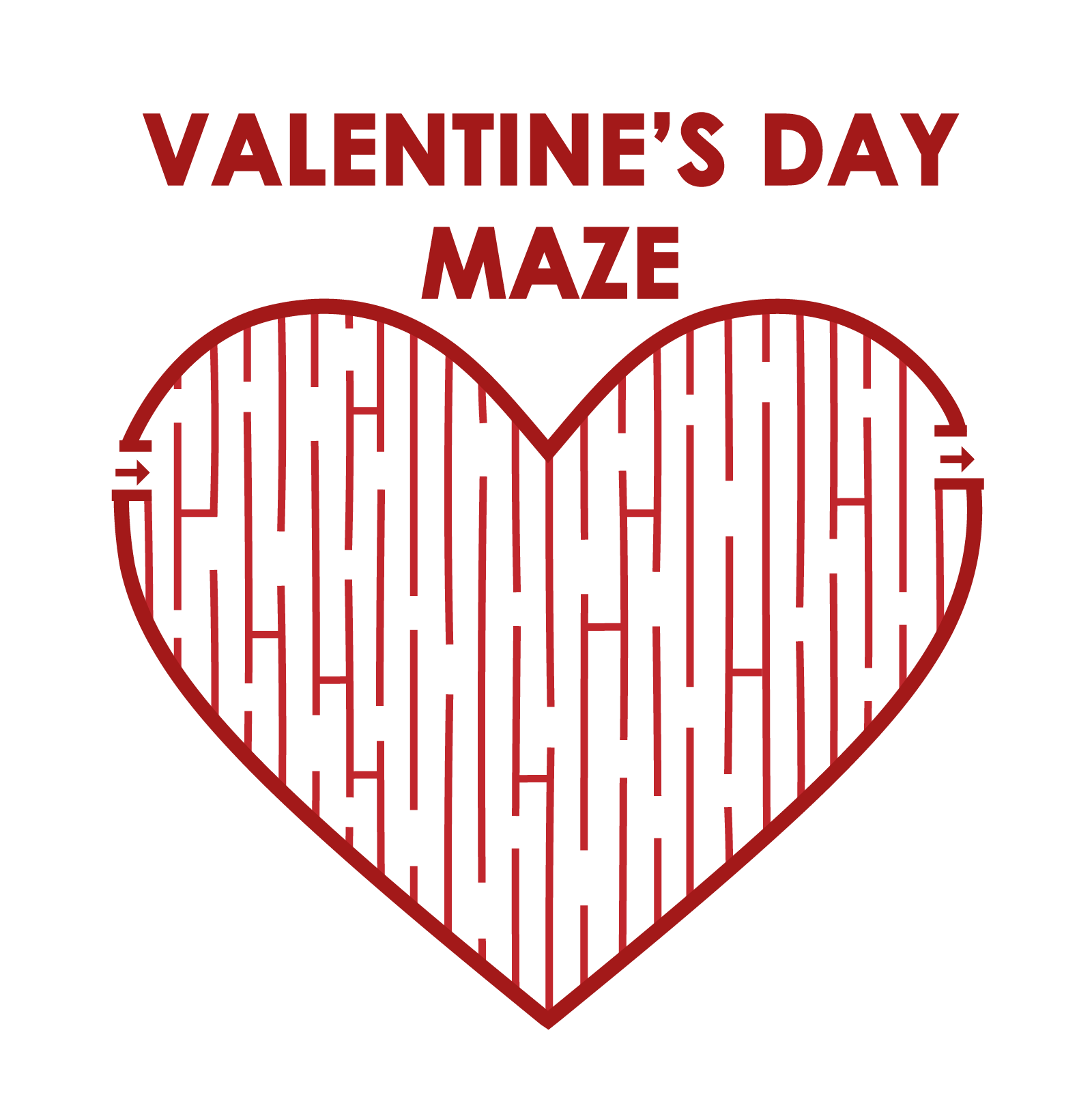 Valentine's Day Maze