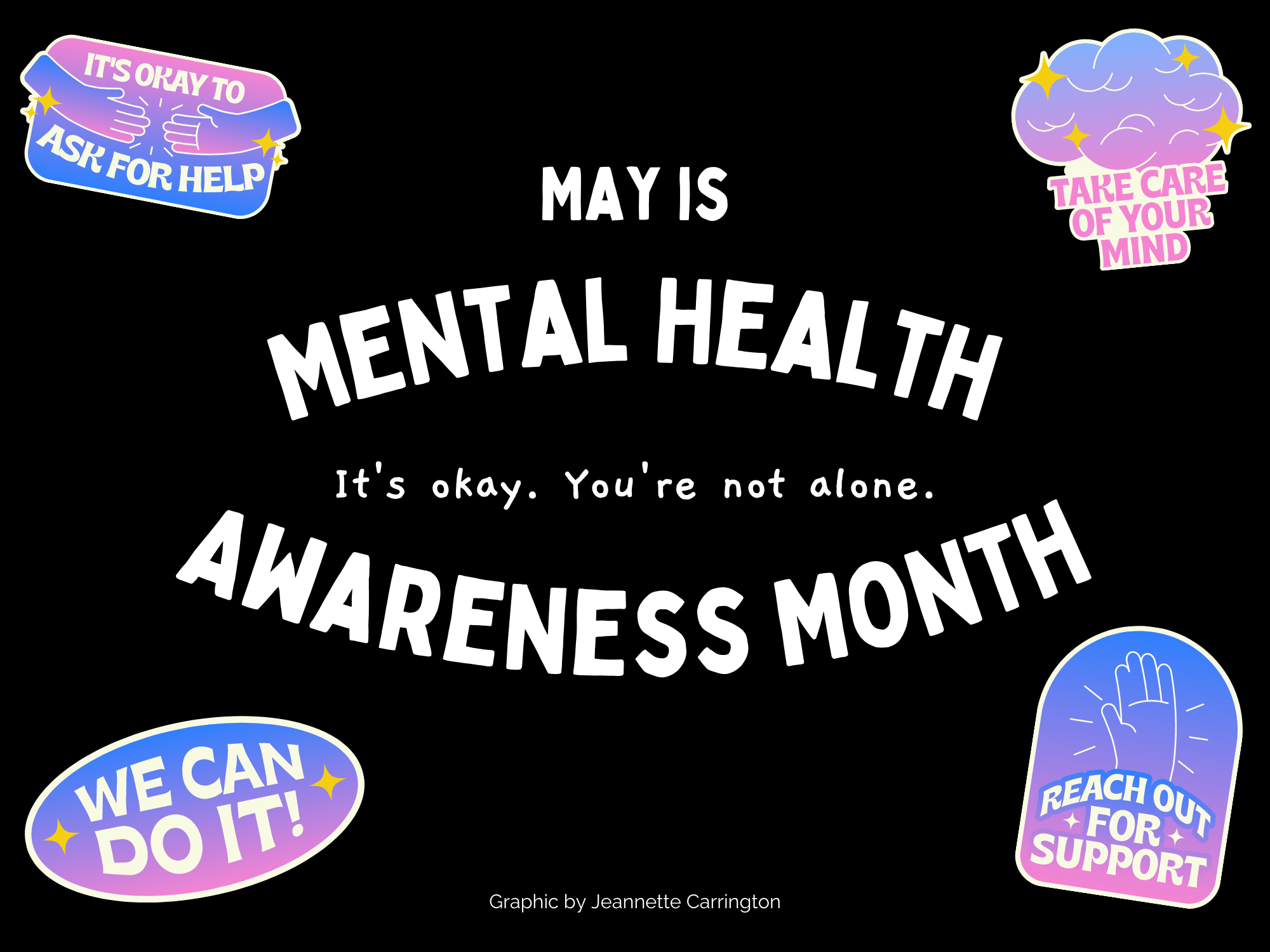 May is Mental Health Awareness month. You are not alone.