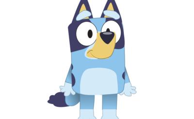 Blue Cartoon Dog