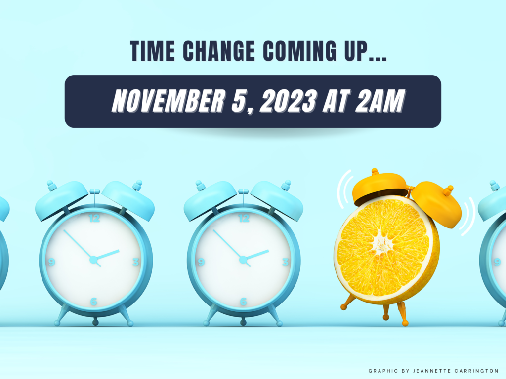 Time Change Graphic