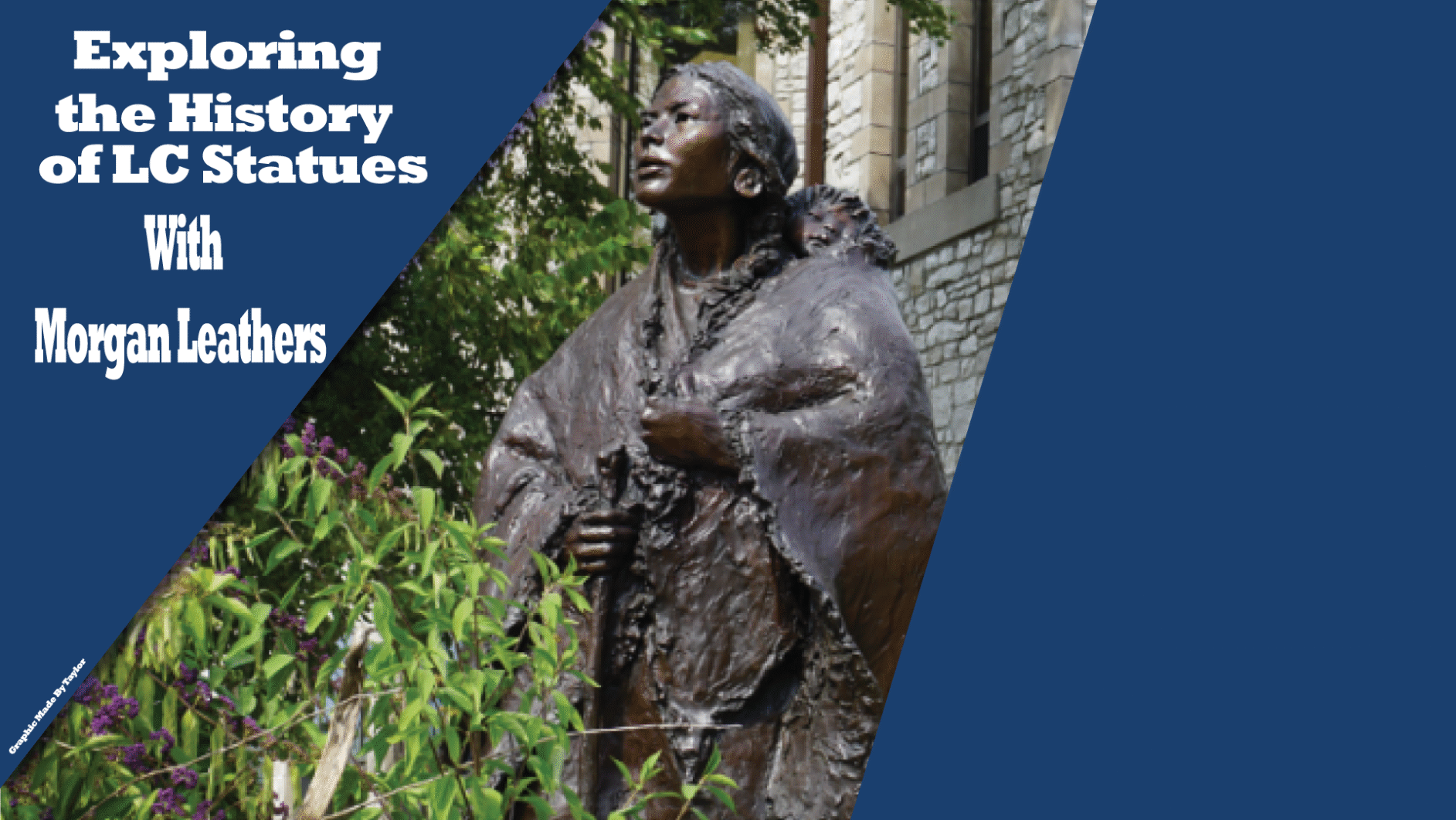 Graphic showing the history of Campus Statues at Lewis and Clark Community College