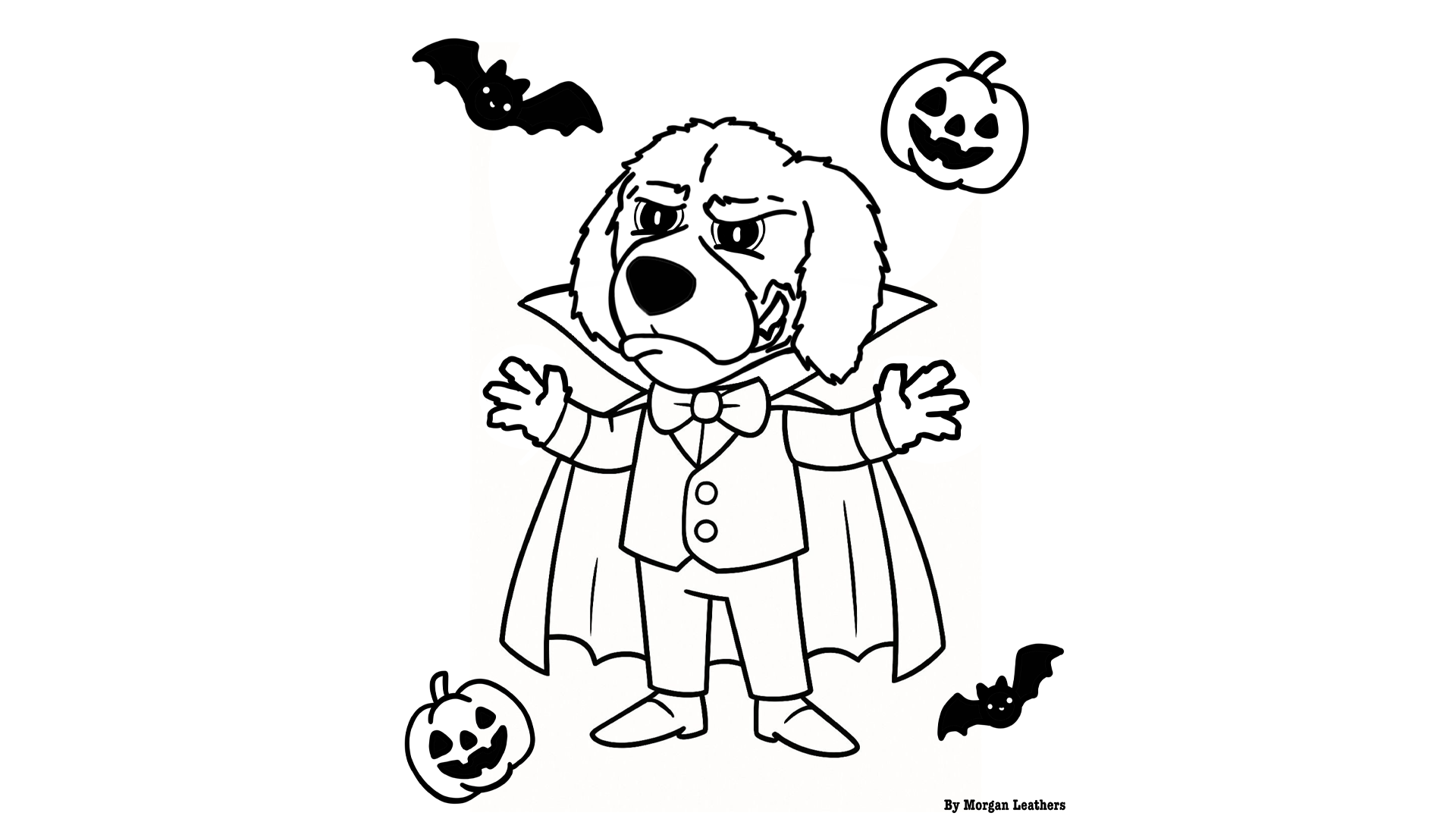 Featured image of LCCC's mascot, Blazer, dressed as a vampire for Halloween.