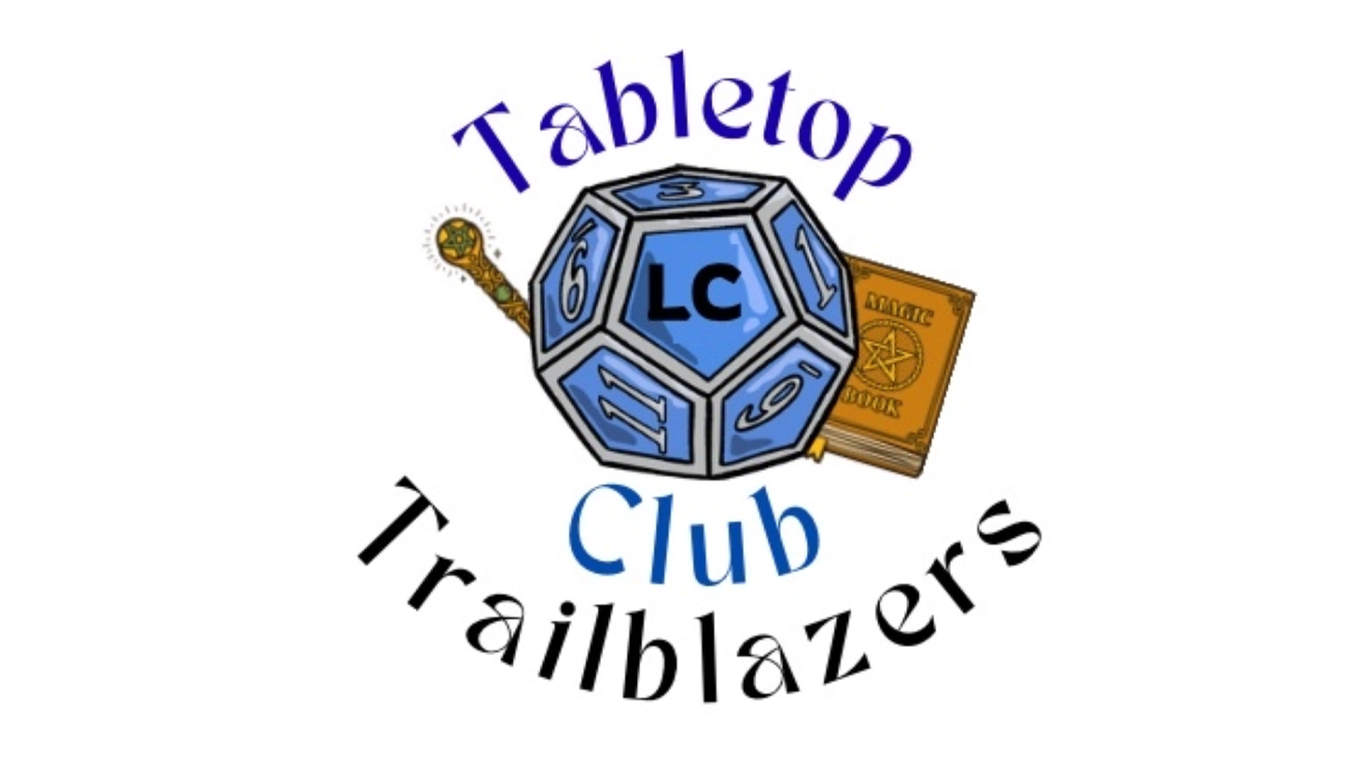 Graphic of the logo for Lewis and Clark's Tabletop Trailblazers club